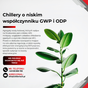 Chillery używane o niskim GWP i ODP
